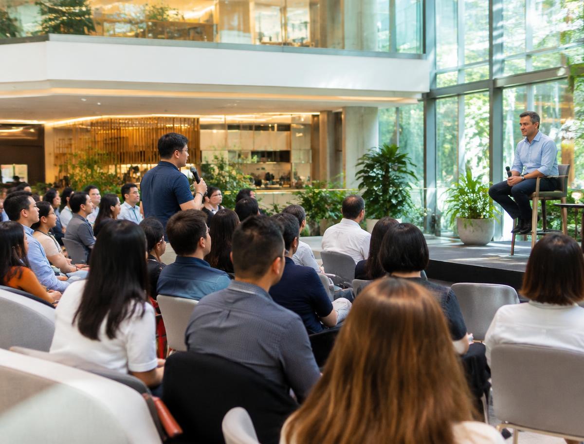 Corporate Town Halls experience concept